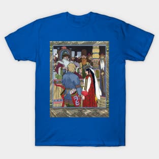 Prince Ivan, The Firebird and the Gray Wolf - Ivan Bilibin T-Shirt